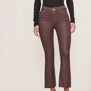 DL1961 Burgundy High Rise Bridget Jeans